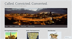 Desktop Screenshot of calledconvictedconverted.com