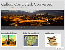Tablet Screenshot of calledconvictedconverted.com